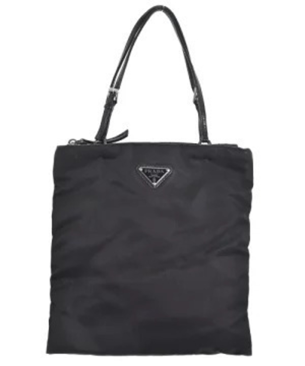Prada Vitello Daino Shopping Leather Tote Bag Black